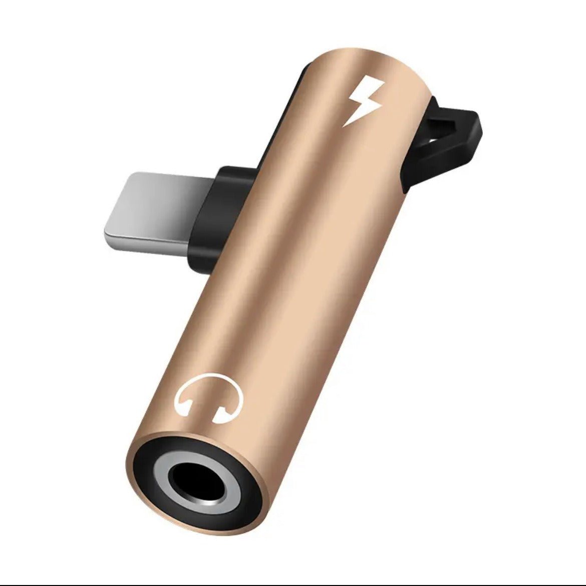 2-in-1 Audio Headphone Charging Adapter for iPhone