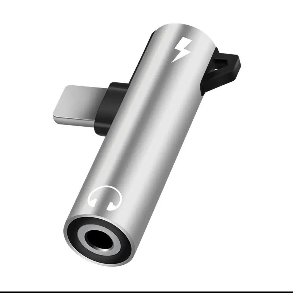 2-in-1 Audio Headphone Charging Adapter for iPhone